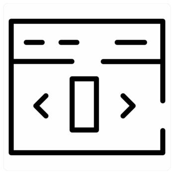 Coding concept in black color vector