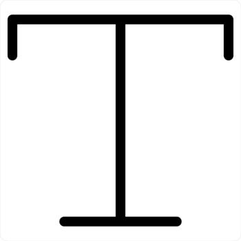 Subscript icon concept in black color vector