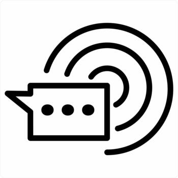 Float Message icon concept in black color vector