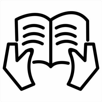 Study icon concept in black color vector