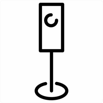 Speakers icon concept in black color vector