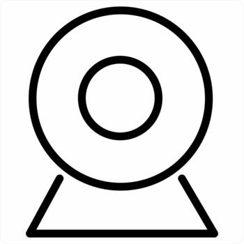 web leva icono concepto en negro color vector