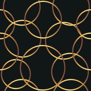 abstract pattern with circles placed randomly and with a golden texture, for holiday posters, abstract backgrounds or other printing vector