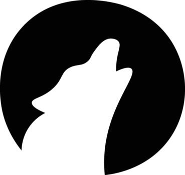 Wizard Magic Element in Black and White Color Design vector