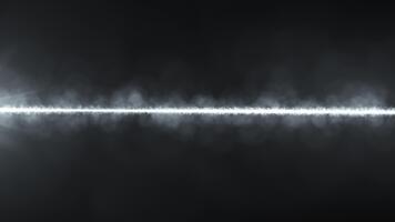 abstrato elegante brilhando linha do partículas e pontos comovente em Sombrio fundo, futurista e digital fundo, 3d, 4k, desatado ciclo video