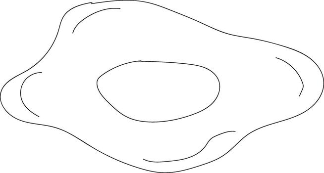 resumen parecido a una ameba forma aislado en transparente fondo, parecido a un célula o orgánico formar con suave contornos vector