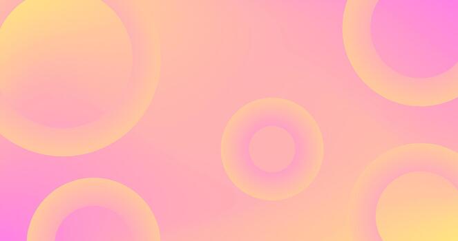 Gradient circle Rings on Pastel abstract background Gradient Copy Space design vector