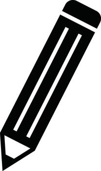 Pencil Icon Set. Edit, Write, and Drawing Symbols. Text Editor, Creative Tool and Sketching Pen Icons for Note Taking vector