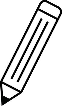 Pencil Icon Set. Edit, Write, and Drawing Symbols. Text Editor, Creative Tool and Sketching Pen Icon vector