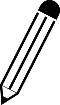 Pencil Icon Set. Edit, Write, and Drawing Symbols. Text Editor, Creative Tool and Sketching Pen Icons for Note Taking and Design Tasks. vector