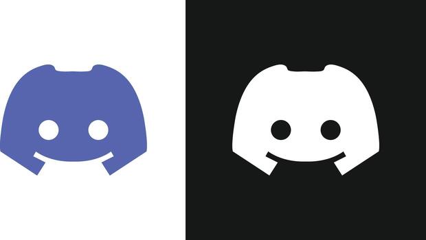 Discord Logo Icon Set. Voice Chat and Online Community Symbols. Messaging Dashboard, Gaming Collaboration Tools and Digital Server Icons Collections vector