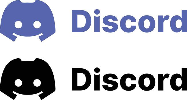 Discord Logo Icon Set. Voice Chat and Online Community Symbols. Digital Gaming Hub, Communication Dashboard and Multi-Channel Server Icons Collection vector