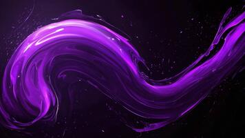 vivace viola fluido astratto arte turbine su buio sfondo la creazione di un' dinamico e accattivante visivo per creativo progetti e disegni video