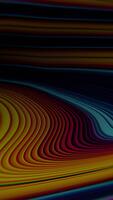 vivace astratto onde nel vario colori la creazione di un' dinamico visivo effetto video