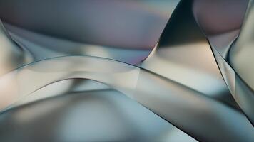 Smooth, flowing abstract shapes create a calming visual effect video