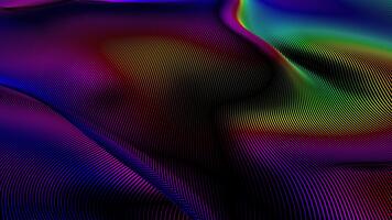 vibrant abstract wave patterns with colorful gradients and lines. video