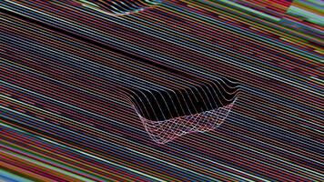 vivace astratto Linee la creazione di dinamico modelli e forme video