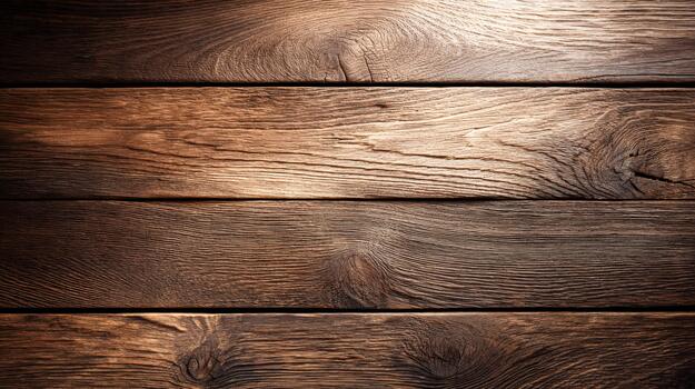 Perfectly lit wood plank background for design and woodworking projects photo