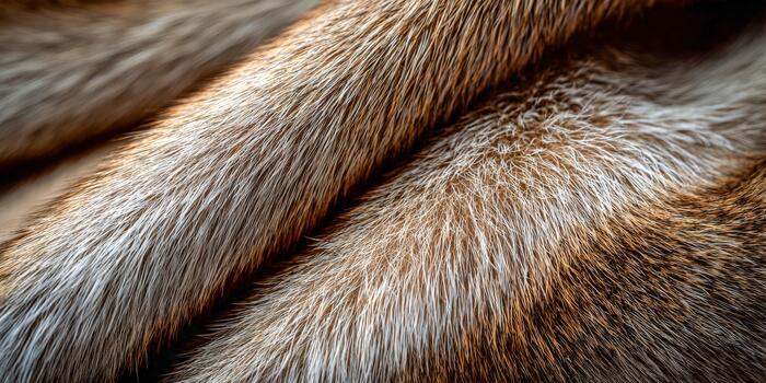 Natural fur pattern with rich textures and colors showcasing its unique appeal photo