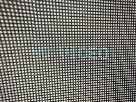 No signal message on digital screen display with pixel grid macro texture photo