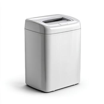 White paper shredder ensuring document data security photo