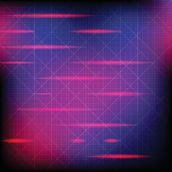 Abstract Backdrop with Bright Lines on a Dark Gradient Background vector