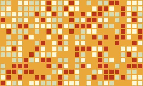 Abstract geometric pattern with warmtoned squares. Ideal for backgrounds, textiles, or website design. vector