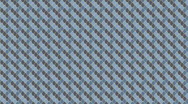 elegante resumen geométrico modelo con superposición escamas en apagado azul y gris tonos Perfecto para textil diseño, sitio web antecedentes, o impresión proyectos vector