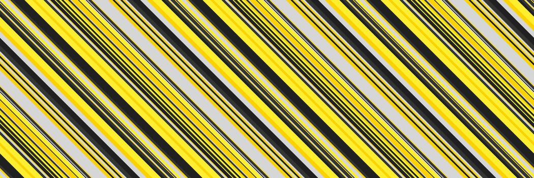 Dynamic diagonal stripes in yellow, black, and gray create a vibrant, energetic pattern. Perfect for backgrounds, website design, textile prints, or modern branding. vector