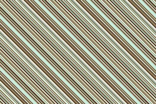 Elegant diagonal stripes in soft mint, brown, and beige create a calming, versatile pattern perfect for backgrounds, textiles, or website design. vector