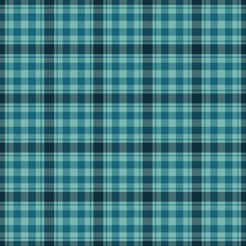 Classic checkered pattern in shades of teal. Timeless fabric design. Use for backgrounds, textures, fashion, and design projects with a touch of rustic flair. vector