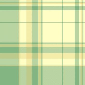 Soft plaid pattern in green beige hues. Versatile textile design for backgrounds, apparel, or graphic projects. Classic, calming, and easily customizable. vector
