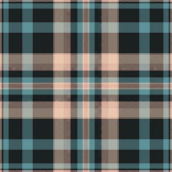 clásico tartán modelo en verde azulado, negro y durazno, Perfecto para antecedentes, textiles, y gráfico diseño. evoca calor y herencia. adaptable para varios proyectos vector