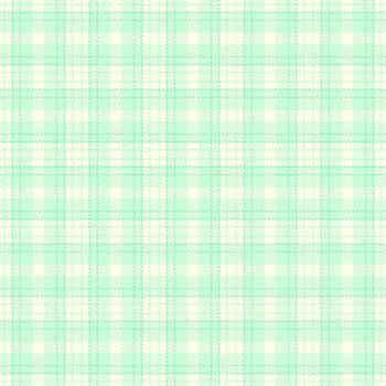 Soft pastel plaid pattern in mint and cream. Textile design for backgrounds, crafts, and design projects with a gentle, calming aesthetic. Versatile, trendy clean. vector