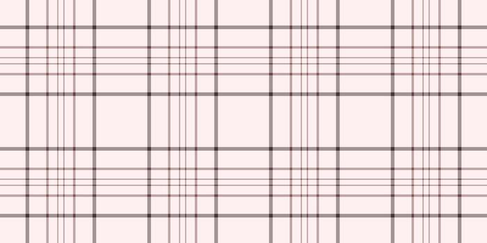 Soft pink plaid pattern with brown lines. Classic design ideal for backgrounds, textiles, or design projects. Versatile, subtle, and timeless. vector