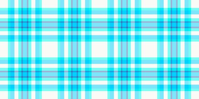 Clean, bright plaid pattern with cool blue hues. Evokes freshness and simplicity. Perfect for backgrounds, textiles, or design projects. Versatile, modern style. vector