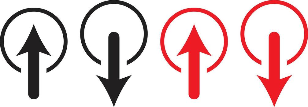 Simple Upload Download Icons Set, Arrow Up Arrow Down Symbol, File Data Transfer Internet Button, Digital Interface Graphic, Cloud Storage Network Technology vector