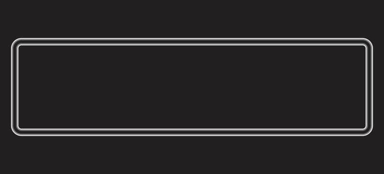 Glowing Neon Style Rectangular Border Frame vector