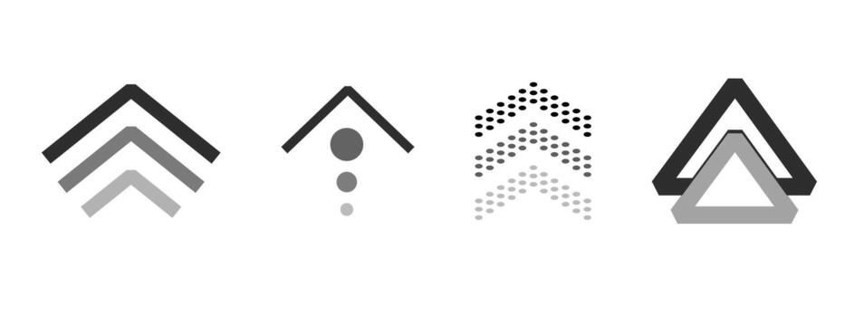 Swipe arrow, scroll or slide button. Set simple modern for social media with business infographic. Up arrow Ui button symbol. Swipe Up icons for social media vector