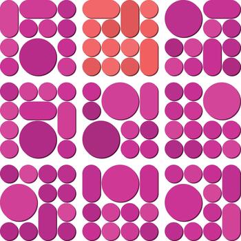 minimalista píldora bento cuadrícula diseño haz ideal para web y gráfico diseñadores vector