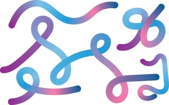 vistoso degradado ondulado líneas entrelazados resumen diseño elemento antecedentes vector