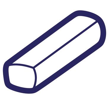 Isolated blue and white rectangular design element for graphic design and decorative purposes vector