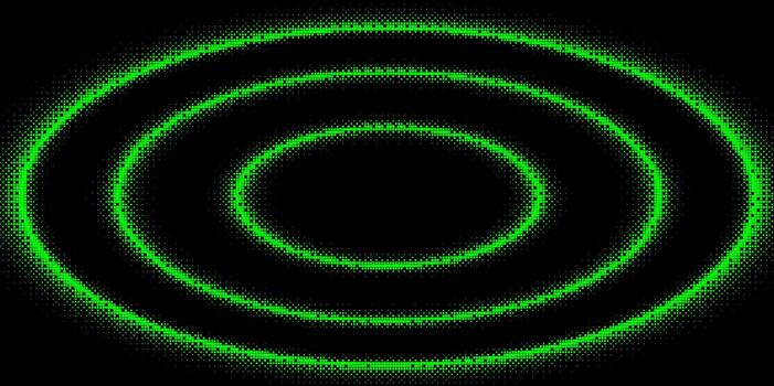 Pixel dither circle bitmap texture. Abstract pixel-based gradient wallpaper with dither effect vector