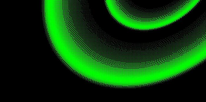 Pixel circle dither bitmap texture. Soft 8-bit color transition with pixel dithering effect vector