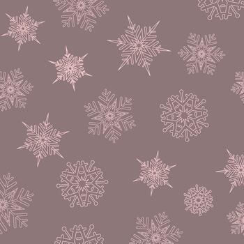 Navidad antecedentes con un decorativo copo de nieve modelo diseño vector