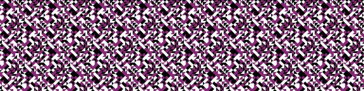 Abstract geometric pattern background - seamless wide graphic vector