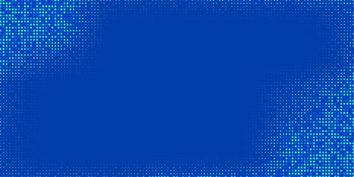 Pixel technological background. Abstract blue gradient background. vector