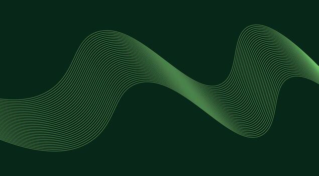 ondulado mezcla líneas diseño antecedentes verde cian color resumen ilustración vector