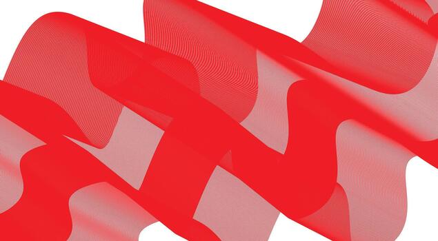 Wavy Blend Curved Red Color Abstract Background Design Illustration vector