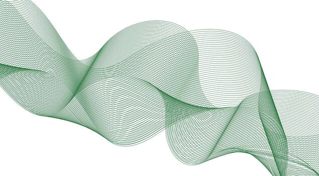 mezcla curvo ondulado líneas verde color diseño antecedentes resumen ilustración vector